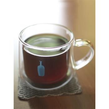 現貨 日本bluebottle 藍瓶子雙層玻璃咖啡杯馬克杯日式圓形有手把