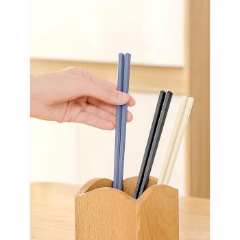 合金筷子家用一人一筷高端防滑耐高溫家庭用分餐筷子防霉餐具公筷
