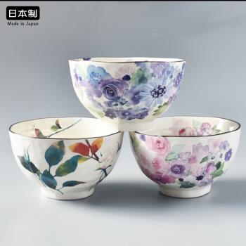 美濃燒ceramic藍瓷復古米飯碗