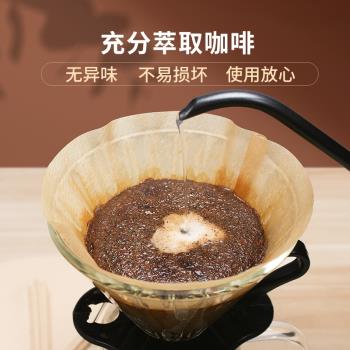 Mongdio咖啡濾紙手沖咖啡壺v60過濾杯網美式咖啡機滴漏掛耳咖啡紙