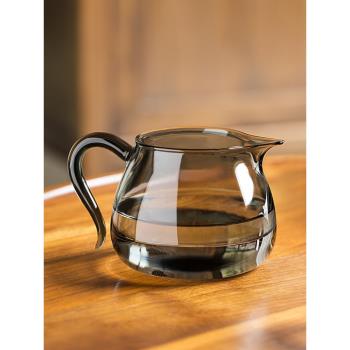 一品工坊公道杯玻璃高檔加厚泡茶杯網紅功夫茶具茶海公杯倒分茶器