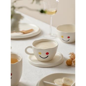 日式陶瓷喝水杯家用ins風小眾設計牛奶早餐咖啡杯馬克杯女生杯子