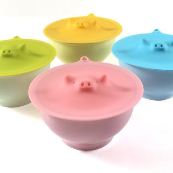 新款防塵環保硅膠杯蓋食品級陶瓷水杯杯蓋通用馬克杯茶杯小豬蓋子