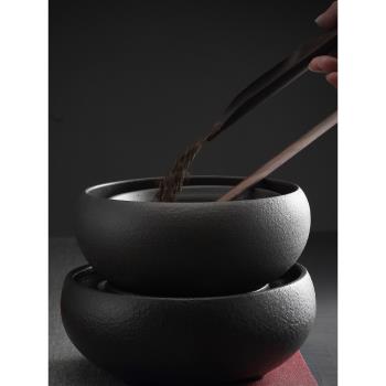 火山石煮茶器電陶爐合璧陶瓷古法煮茶碗圍爐煮茶爐煮茶壺煮茶盆缸