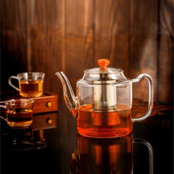 易百惠惠民壺 中式復古玻璃沏煮茶壺電陶爐燒水泡茶壺耐高溫茶具