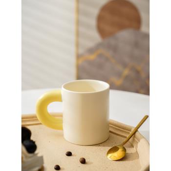 奶fufu杯子高顏值馬克杯家用少女咖啡杯ins風陶瓷水杯辦公室禮物