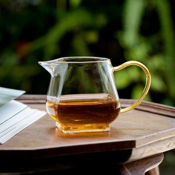 玻璃公道杯分茶器公杯茶具配件功夫茶具套裝加厚耐熱茶杯子