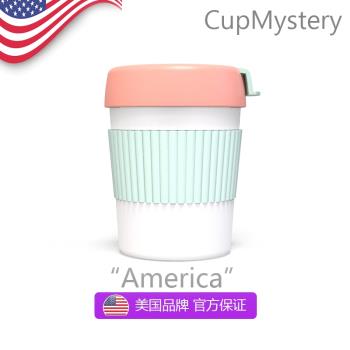 美國cup mystery吻吻魚316不銹鋼材質辦公桌面咖啡上班族保溫杯