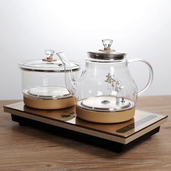 全自動干泡茶盤燒水壺泡茶工具茶道配件電磁爐家用功夫茶具電茶爐