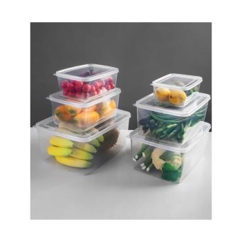 冰箱收納保鮮盒微波爐加熱盒便當盒食物塑料盒蔬菜水果收納盒