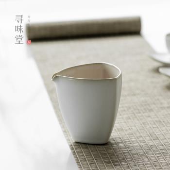 雅白復古風分茶杯中式家用陶瓷