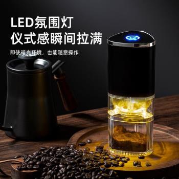 意士手動咖啡機電動研磨機戶外充電便攜式全自動粗細可調節磨豆機