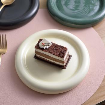 ins創意北歐陶瓷早餐盤餐具西餐盤沙拉牛排盤家用甜品盤蛋糕盤子