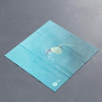 吸水印花方形細纖維布專用茶巾