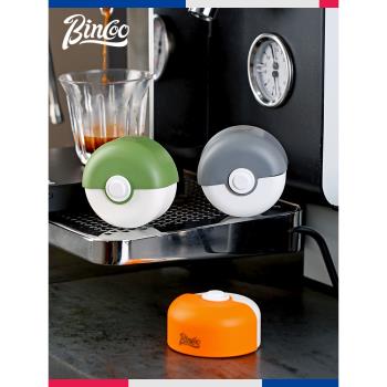 Bincoo圓形摩卡壺壁掛濾紙盒意式咖啡機手柄濾紙分水網儲物收納盒