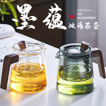綠茶加厚水壺套裝家用耐熱玻璃