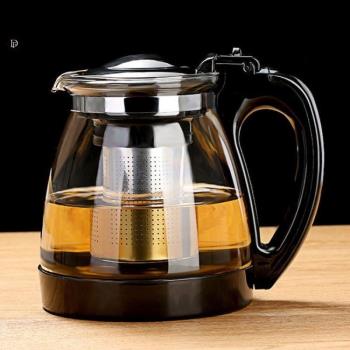 玻璃泡茶壺大容量茶壺茶杯套裝帶過濾家用耐高溫泡茶器熱水壺單壺