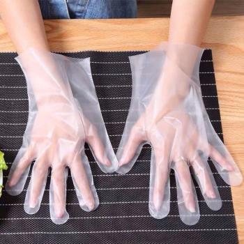 新款的一次性手套磨砂cpe加厚加長塑料食品衛生餐飲手膜家用女男