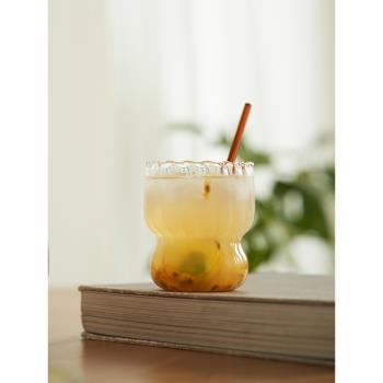 肆月家用酒杯白酒杯日式單個酒具啤酒烈酒小酒杯玻璃杯高階感杯子