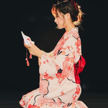 秋季少女攝影寫真拍照日式和服