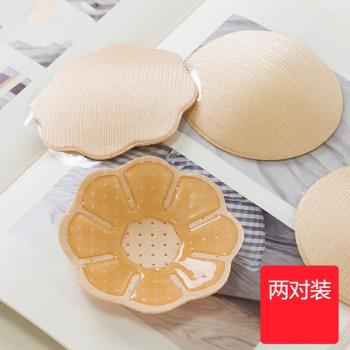 超薄透氣矽膠游泳少女學生乳貼