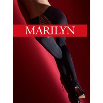 Marilyn抽繩開襠性感鏤空連褲襪