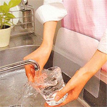 吸盤式擋水板廚房水池隔水用品洗菜盆防水水槽臺面防濺水擋板防油
