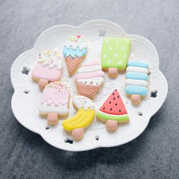 兒童款 冰淇淋 糖霜餅干模具 卡通 雪糕翻糖蛋糕切模 烘焙工具