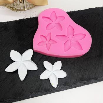 花朵雛菊巧克力翻糖模具小花蛋糕甜品裝飾工具滴膠香薰石膏蠟燭模