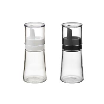 RISU調料罐家用廚房醬油醋調料瓶醬料調味分裝瓶透明玻璃調料盒