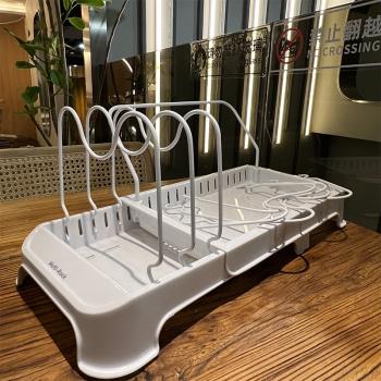 免打孔瀝水碗碟架廚房家居用品抽屜現代簡約碗碟收納瀝水置物