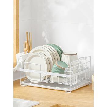 廚房碗碟瀝水架水槽置物架盤子家用臺面放碗盤餐具碗筷收納盒碗架