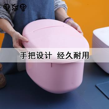 家用裝米桶儲米箱防潮防蟲20斤密封米缸廚房大米面粉收納盒儲存罐