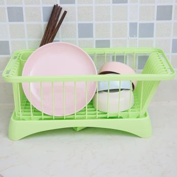 悠之居置物架廚房用品瀝水架塑料放碗架子餐具碗筷碗碟收納架碗架
