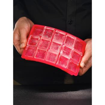 硅膠冰格模具亞馬遜出口美國6/8/15格方冰硅膠模具威士忌制冰塊盒