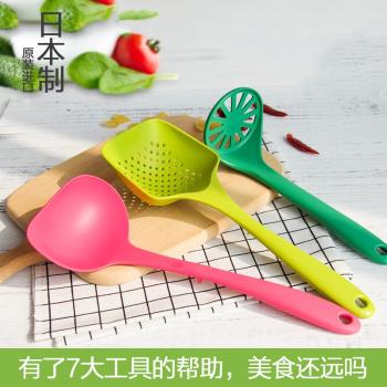 日本進口湯勺大號盛湯勺子廚房創意喝湯撈面家用耐高溫塑料火鍋勺