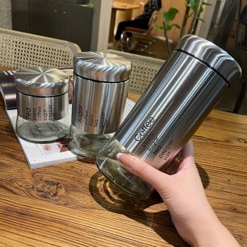 【老闆娘自留款】不銹鋼儲物罐 家用咖啡茶葉罐 玻璃雜糧儲物罐