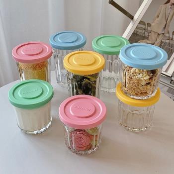 小紅書出口韓國玻璃密封盒儲物零食收納茶葉干果咖啡豆子冰箱