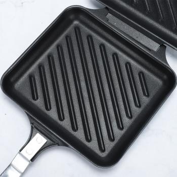鐵制通用可拆卸烤盤耐高溫不沾涂層雙面模具煎鍋