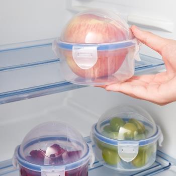 透明冰箱收納食物水果保鮮盒儲存盒加厚密封盒五谷雜糧帶蓋密封罐