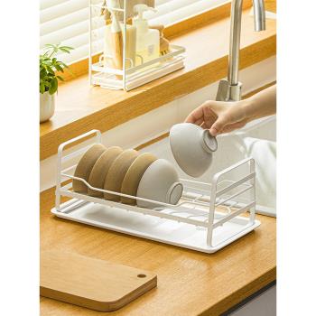 廚房置物架放碗架餐具收納神器家用瀝水架碗盤架櫥櫃內放碗託支架