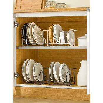 廚房碗架瀝水架碗碟碗盤收納架家用櫥柜放碗收納柜盤子收納置物架