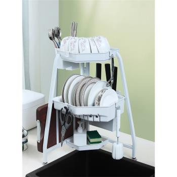 水槽收納架晾碗筷子餐具廚房