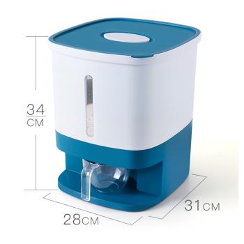 米桶 家用米桶防蟲米桶多功能刻度可視防潮密封米桶大容量儲米桶