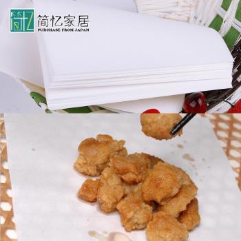 日本進口天婦羅吸油紙廚房油炸食品烘焙去油濾紙吸油膜料理用墊紙