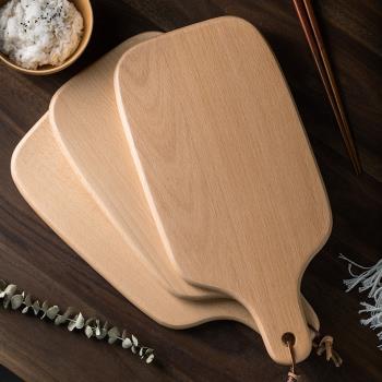 器昔實木家用廚房案板切菜板栗木日式大號菜板水果砧板整木面包板