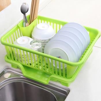 廚房塑料碗架瀝水架大小號碗筷碗碟餐具碗柜架碗盤架收納架置物架