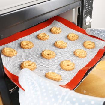 硅膠烤盤墊子 可反復使用代替油紙 食品加厚不沾墊耐高溫烤箱油布