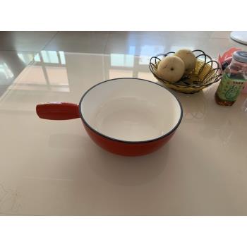 鑄鐵琺瑯芝士鍋24cm-水勺出口鑄鐵搪瓷