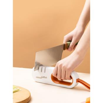 米木多功能磨刀神器磨刀石快速磨刀器手動家用便攜菜刀廚房易磨刀